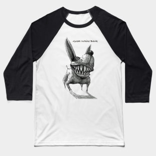 Great White Bark -with text Baseball T-Shirt